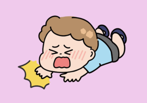 転ぶ子ども